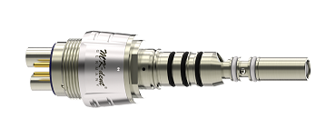 MK-dent Multiflex koppeling type QC6016KW met LED licht en sprayregeling.